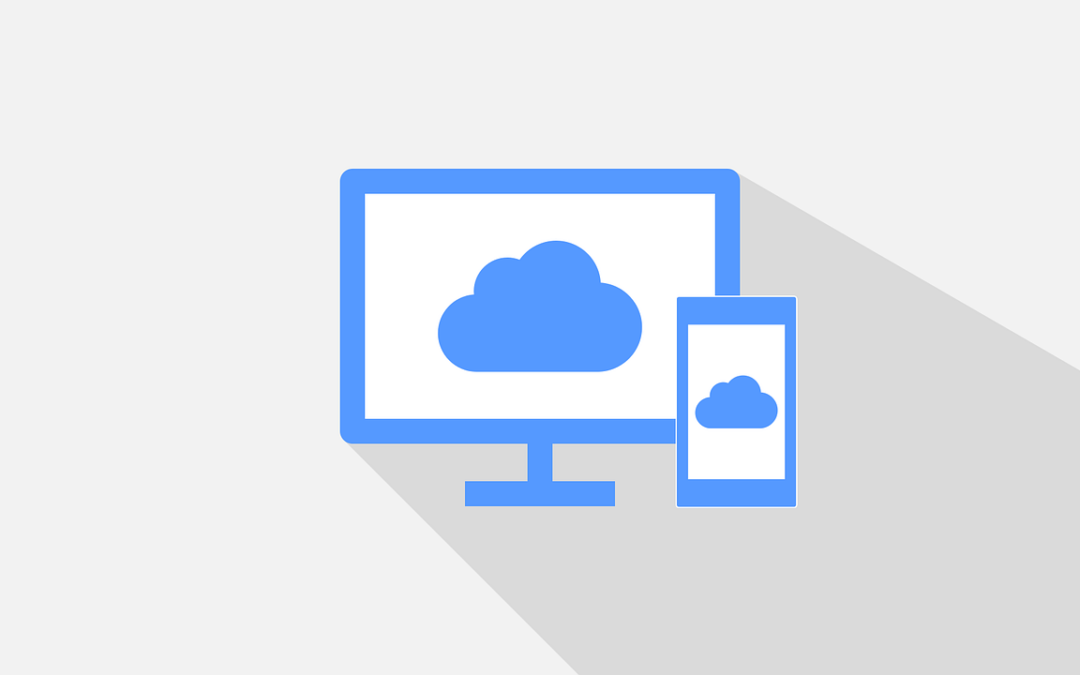 Free cloud computing connection cloud vector